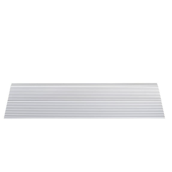 Adjustable 2" Silver Aluminum Threshold Ramp, Heavy Duty 800 lbs Capacity Ramp for Wheelchairs, Scooters, and Walkers, Non-Slip Design for Doorways