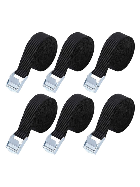 Adjustable Tie Down Straps For Motorcycle Truck, Heavy Duty 25mm Cargo Lashing Belt With Buckle, Secure Luggage Holding For Trailer