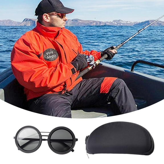 Adjustable Tint Polarized Round Sunglasses 1-9 Gears Beach Eyewear Glasses for Men with ND Filter Lens