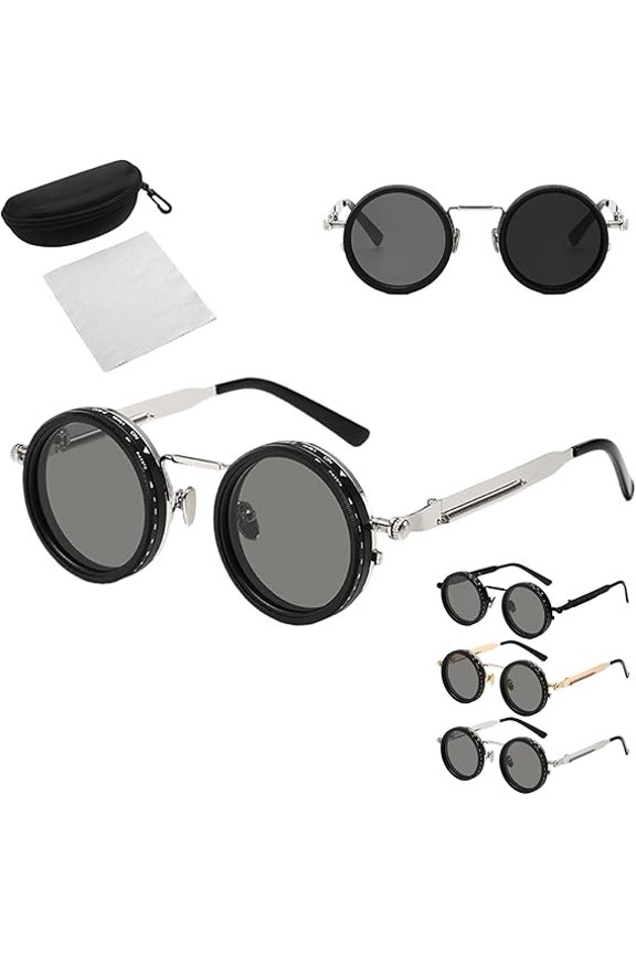 Adjustable Tint Sunglasses – 9-Level Smart Tint, Scratch-Resistant Lenses, Retro Matte Frame for Men & Women