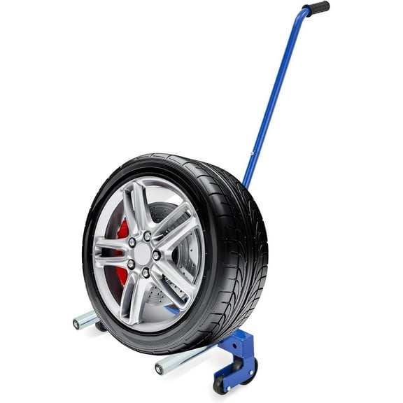 Adjustable Tire Moving Cart Tool 500 lbs Heavy Duty Truck Tire Dolly Tire Lift for Workshop and Garage