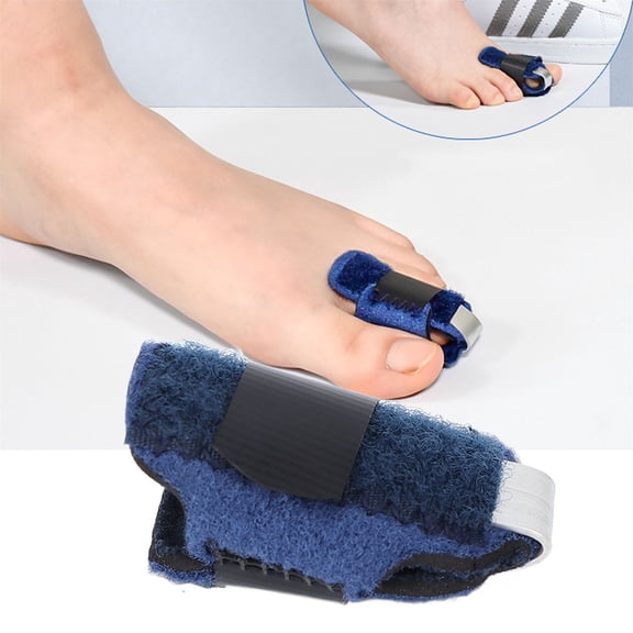 Adjustable Toe Splint Brace Soft Padding Support for Sprains, Dislocations & Injury Recovery, Joint Protection Immobilizer