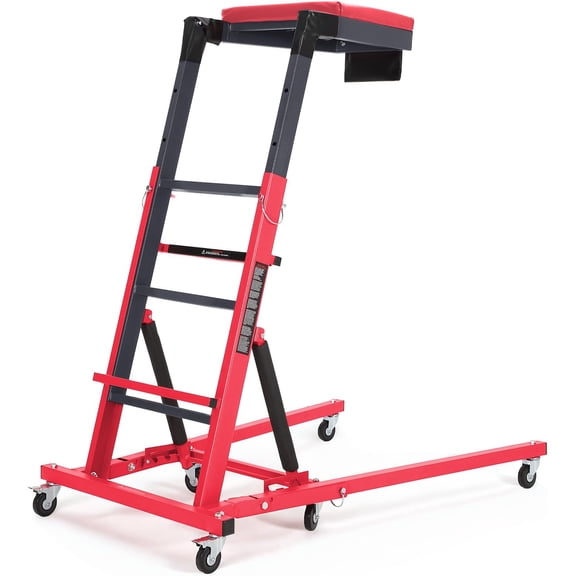 Adjustable Topside Engine Creeper 400 lb Capacity 49.21-68.89 In Foldable with 6 Casters