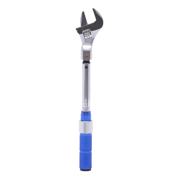 Adjustable Torque Wrench 5 to 25 Nm 30mm Open End Torque Wrench with Click and Changeable Head for Mini Split and Refrigeration System Plumbing Auto Repair Home Maintenance