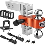AUH Adjustable Trailer Hitch, Only Fits 2-Inch Receiver, 6-Inch Drop AUH Adjustable Trailer Hitch, Only Fits 2-Inch Receiver, 6-Inch Drop