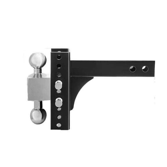 Adjustable Trailer Hitch Heavy Duty 6/8" Rise & Drop Hitch Ball Mount Tow W/ Key Lock For Automotive Truck Trailers Towing ,Dependable Strength