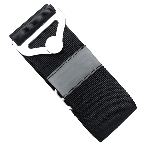 Adjustable Travel Luggage Belt Strap, 2 in x 28.7 in / 5 x 73 cm Polyester Suitcase Strap, Add A Bag Straps Over Handle, Heavy Duty Suitcase Belt, Black