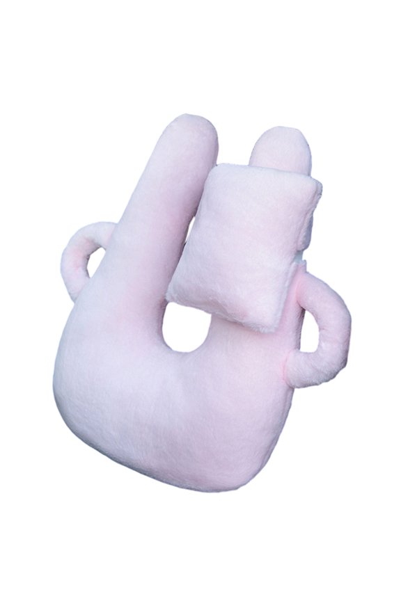 Adjustable Travel Pillow for Car Back Seat - Adult & Child Neck Support Pillow with Hand Rest, Long Distance Road Trip Sleeping Aid for Cars & Airplanes