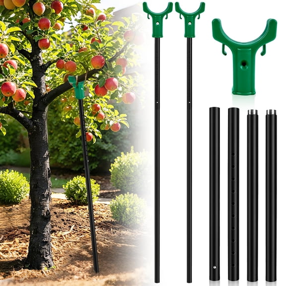Adjustable Tree Support Pole Crutch 2 Pack 34-74 Inch Heavy Duty Garden Stake