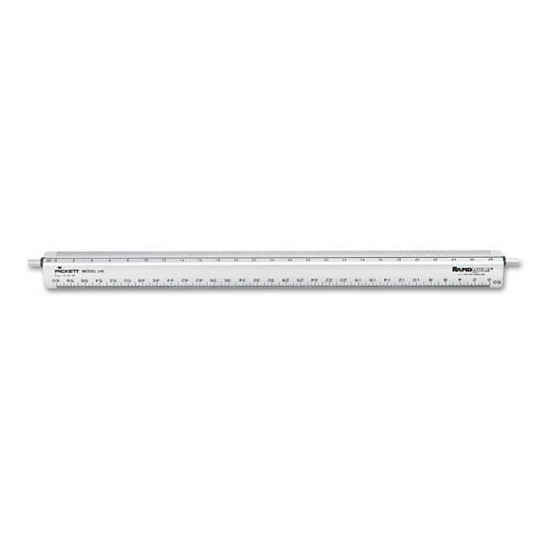 Adjustable Triangular Scale Aluminum Architects Ruler, 12 Adjustable Triangular Scale Aluminum Architects Ruler, 12