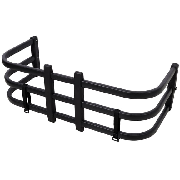 Adjustable Truck Bed Extender for Small Pickups, Aluminum Retractable Tailgate Extender 49.25-65 Inch Black