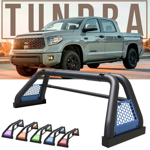 WOLFSTORM Adjustable Truck Roll Sport Bar, Steel, Black, 2000-2024 ...