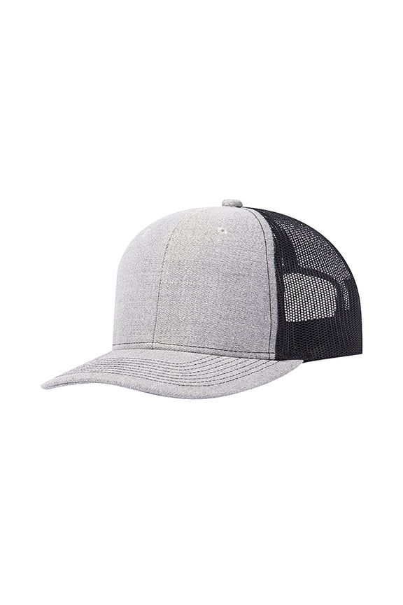 Adjustable Trucker Hat,Men's Mesh Back Snapback Cap, Curved Brim, Breathable for Summer, Casual Work or Outdoor Use. Grey 1PC