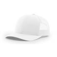 thumbnail image 1 of Adjustable Trucker Hat Mesh Snapback 2-Tone Baseball Cap Visor Unisex (White), 1 of 1