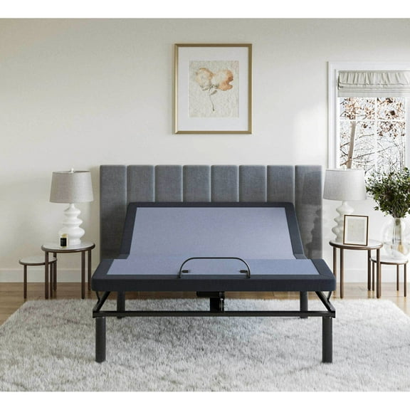 Adjustable Twin Xl Bed With Massage And Programmable Position Base Flashlight & Emergency Battery Box