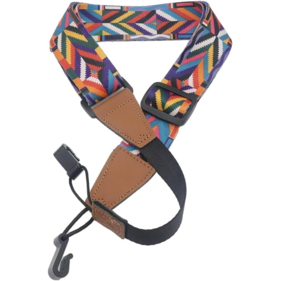 Adjustable Ukulele Strap, No-Drill Ukulele Straps Adult Size, Easy to Use with Double J Hooks, Ukulele Accessories