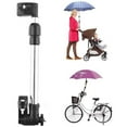 thumbnail image 1 of Adjustable Umbrella Mount Holder No Need Any Tooling to Attach Umbrella Clamp, Umbrella Connector Holder to Wheelchairs, Walker, Rollator, Bike, Pram, Stroller,Universal Umbrella Mount Holder, 1 of 7