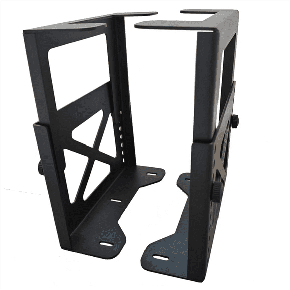 Adjustable Under Desk PC or NAS Mount Bracket Holder Compatible with NAS,CPU,UPS,Small F ywm58