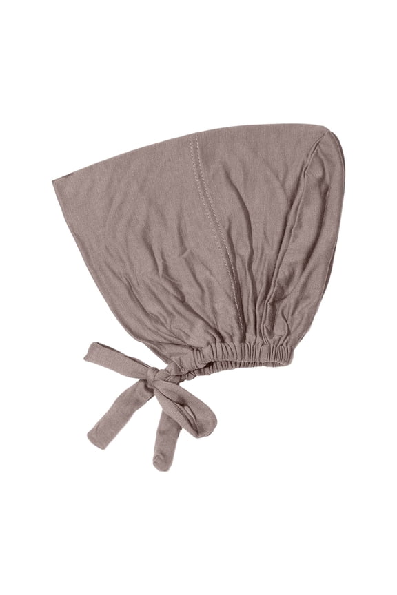 Adjustable Undercap Hijab Scarf Hat - with Elastic Band, for Hairpins, Cotton Material