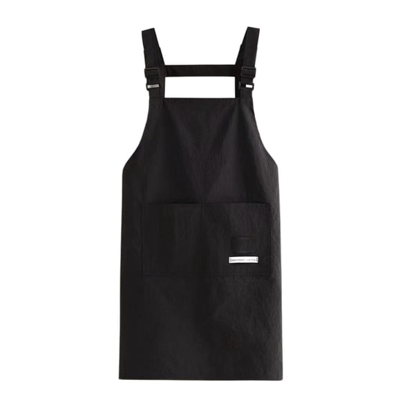 Adjustable Unisex Apron with Pockets, Waterproof and Oil Proof Kitchen Cooking Vest for BBQ, Lightweight Polyester Work Clothes with Adjustable Straps, Easy-to-Clean Waistcoat for Catering and DIY