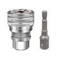 thumbnail image 1 of Adjustable Universally Socket Wrench, Manual Socket Wrench for 3/8" Drive Ratchets Torques Wrench Power Drill, 1 of 9