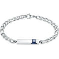 thumbnail image 1 of Adjustable Urn Bracelet for Ashes Stainless Steel Crystal Cube Cremation Bangle Locket Memorial Ashes Holder Keepsake for Women Men, 1 of 7