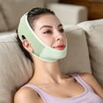 thumbnail image 1 of Adjustable V Line Face Lifting Strap Double Chin Reducer Belt Breathable Face Shaping Band Home Beauty, 1 of 6