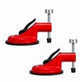 thumbnail image 1 of Adjustable Vacuum Suction Cups for Seam-Joining Leveling, Heavy Duty Aluminum Alloy Wall Tile Leveler,Laminate Floor Suction Cup Tool,118Mm SuctionCup, Stainless Steel Plate (Red*2), 1 of 6