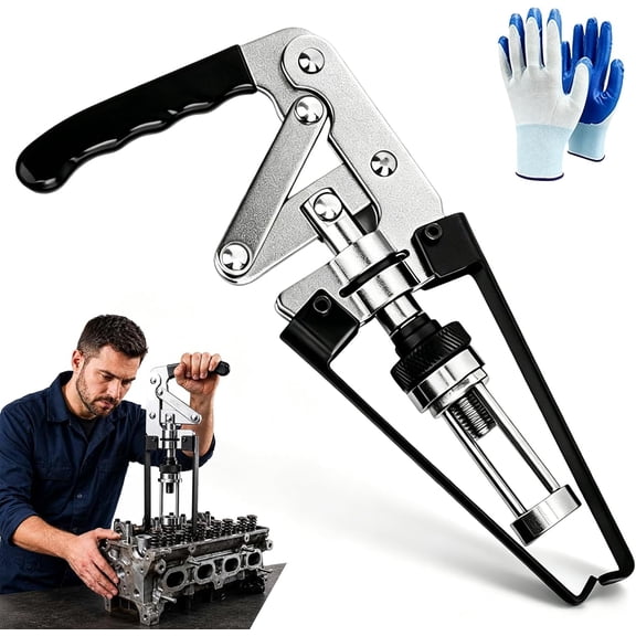 Adjustable Valve Spring Compressor Pliers, Remove Install Valve Springs Keepers Seals Without Removing Cylinder Heads, Fits Car Truck Small Engine, Valve Spring Removal Installation Tool (1pc)