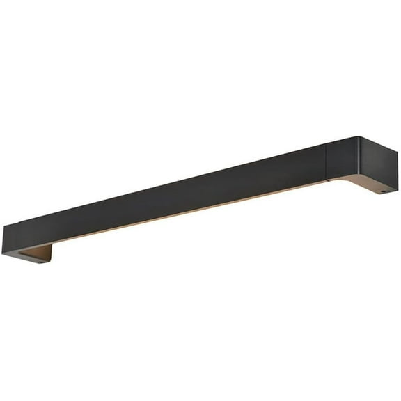 Adjustable Vanity Mirror Lamp LED Linear Bathroom Light Fixture, Minimalist Vanity Sconce Long Strip Wall Lamps, Black Mirror Front Lights Over Cabinet, Pictures Lighting