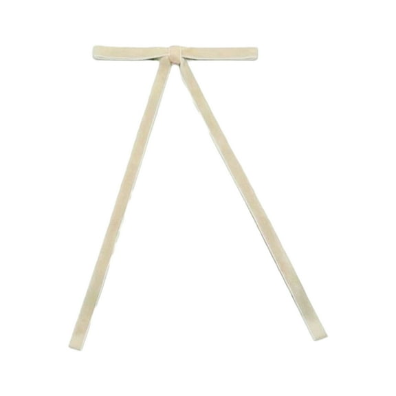 Adjustable Velvet Bow Tie Ribbon Sash for Women Men Unisex Simple Design Soft Fabric Fashion Accessory for Shirts Dresses