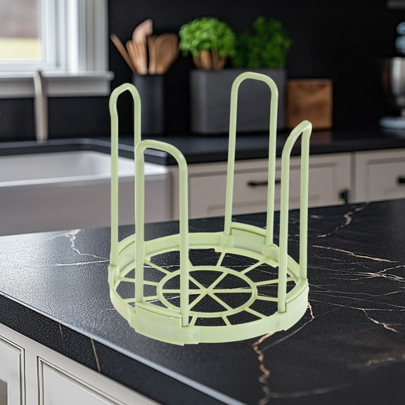 Adjustable Vertical Dish Rack - Space Saving Kitchen Organizer for Plates and Bowls - Telescopic Design for Countertop or Cabinet Storage