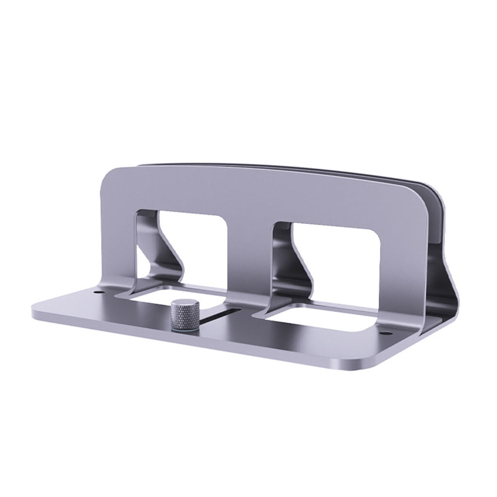 Adjustable Vertical Laptop Stand 14mm 50mm Width Space Saving Aluminum Alloy Desktop Holder for Home Office Use
