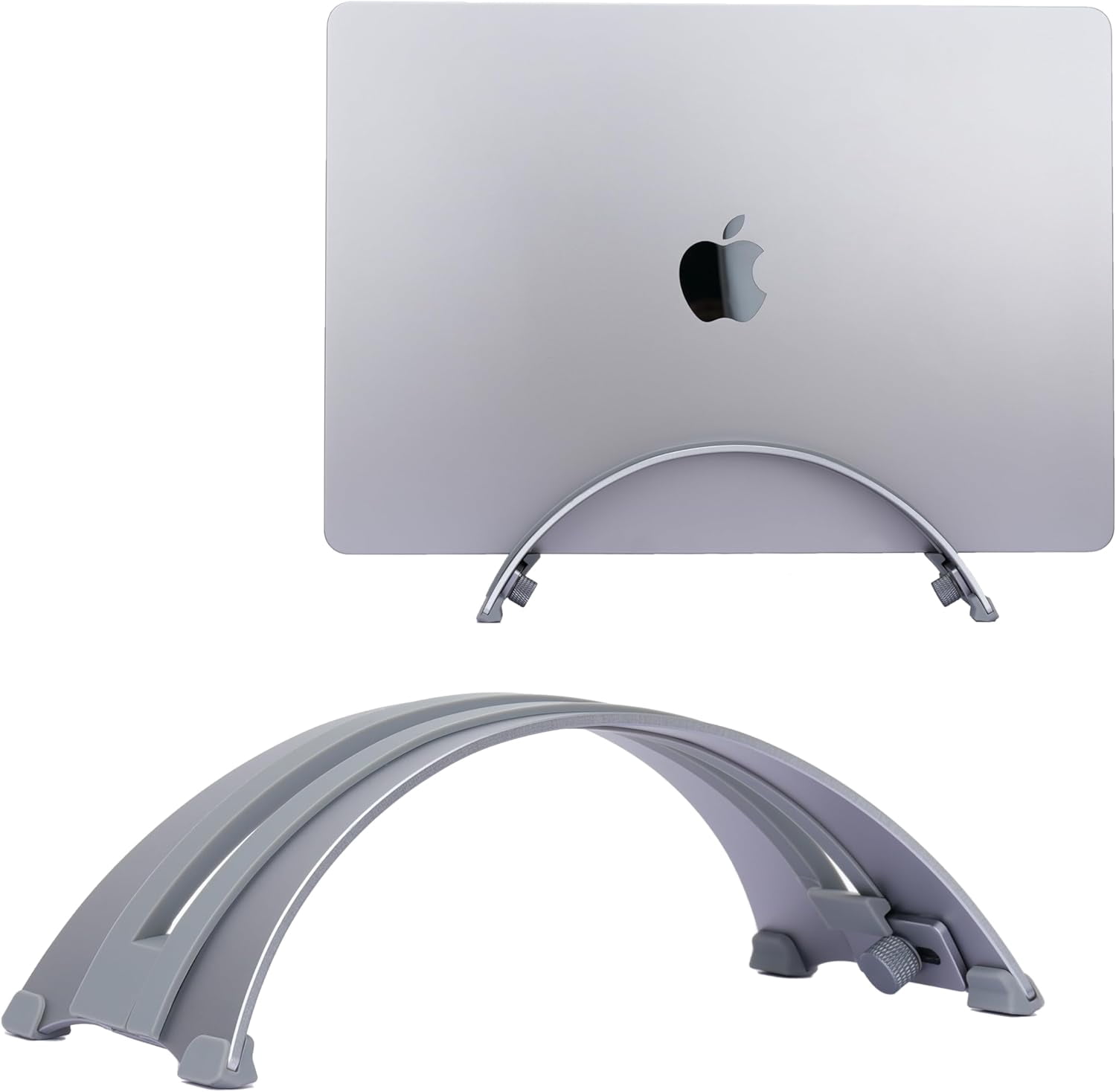 Adjustable Vertical Laptop Stand - 6061 Aluminum, CNC Precision ...