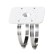 Adjustable Vertical Poles Mount Bracket for CCTV Security Camera Stand with Stainless Steel 2Loop Easy Installation