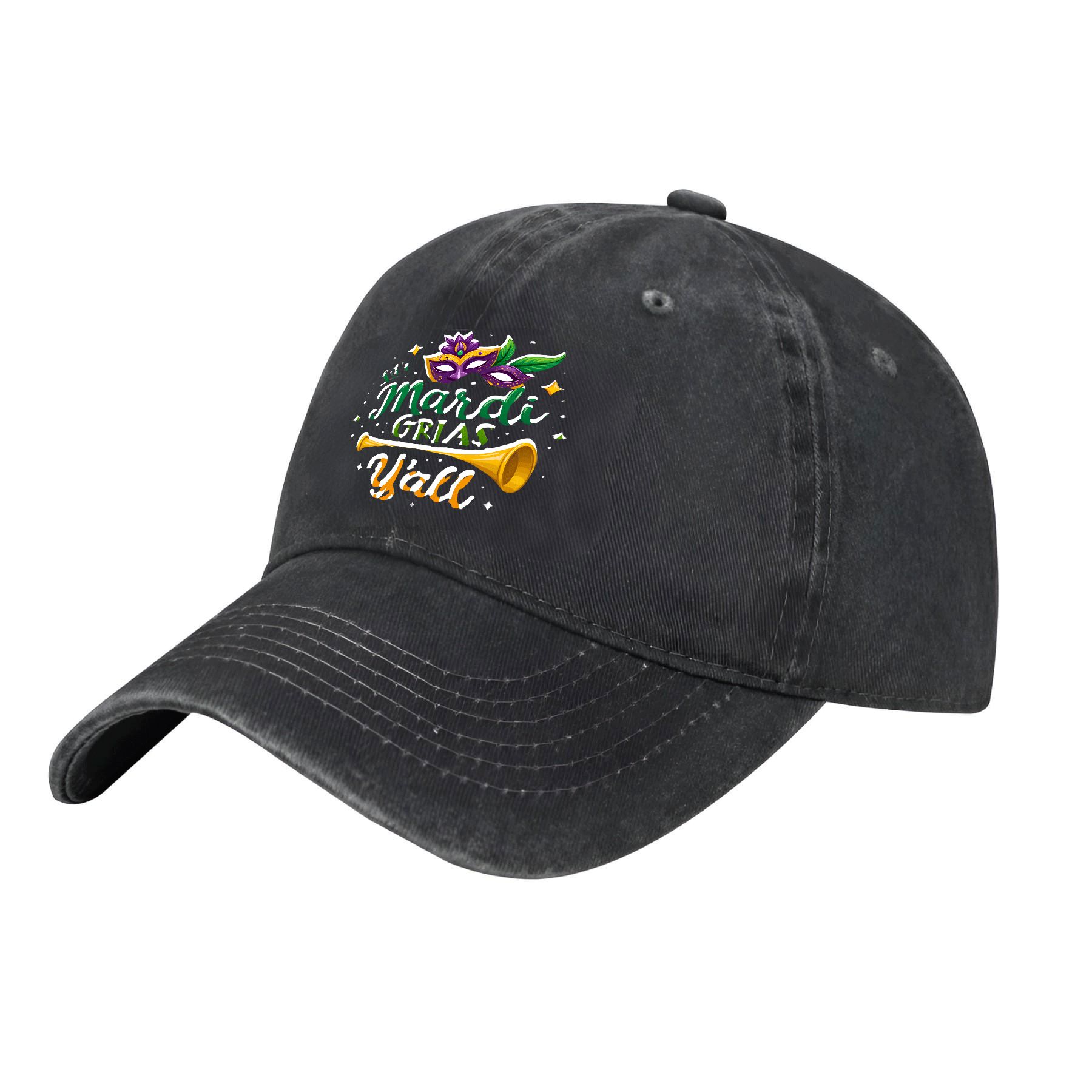 Mardi Gras Treat Yo’ Self Daiquiri Dad Hat main image 1