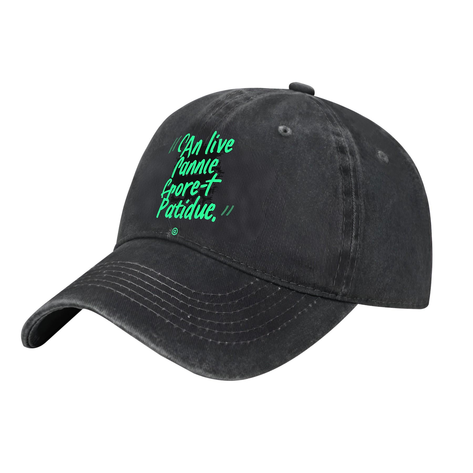 Adjustable Vintage Cotton Washed Distressed Baseball Cap - Playful ...