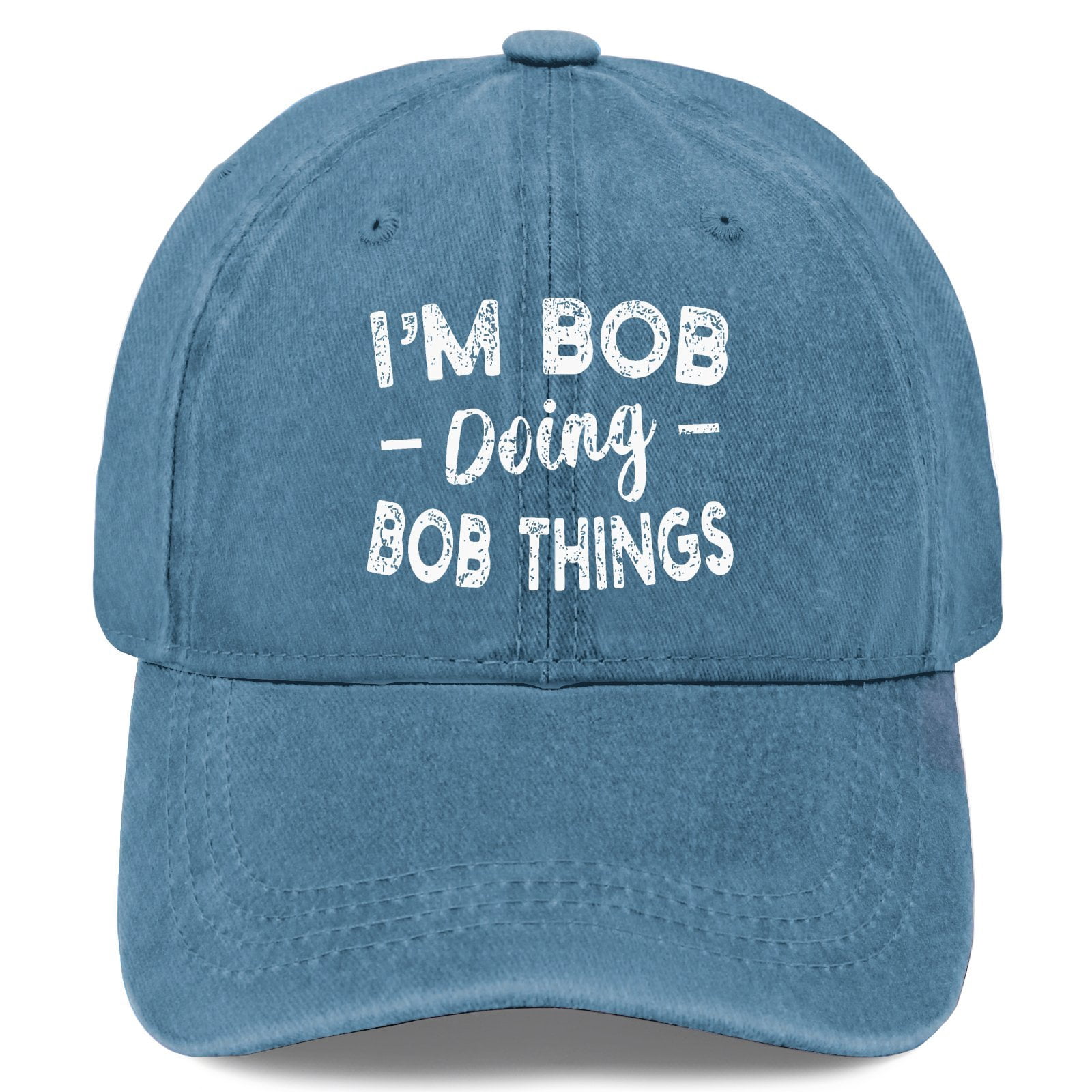 "I'm Bob Doing Bob Things" Baseball Cap - Funny Mesh Snapback Hat For Men & Women - View #2