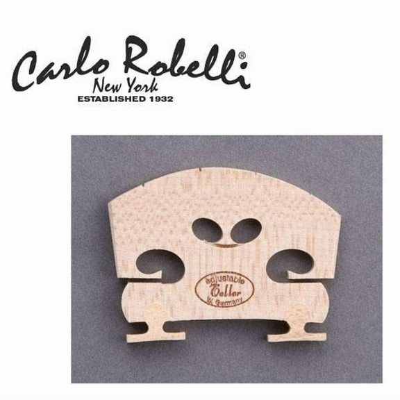 Carlo Robelli Adjustable Violin Bridge (4/4 Size, Low)