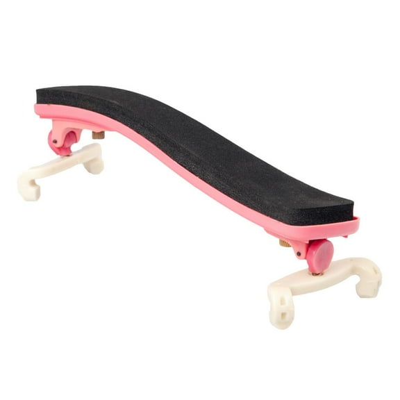 Adjustable Violin Shoulder Rest for 4/4 3/4 Size Violins - Pink, 192x63x50mm