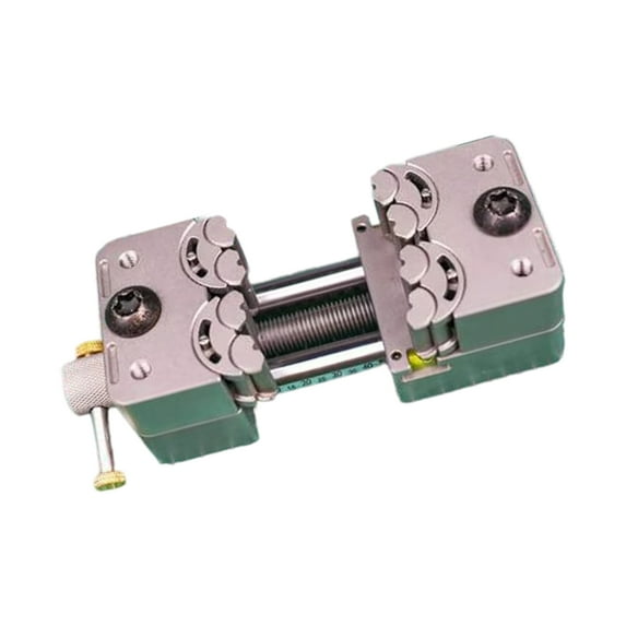 Adjustable Vise, with Anvils and Rotating Base, for Metal Shaping and Detailed Craft Projects