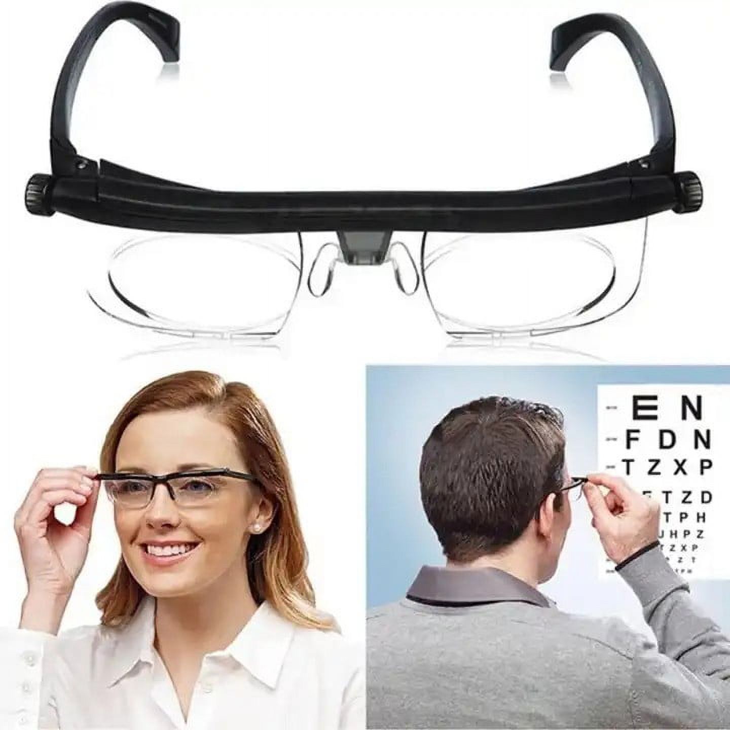 Adjustable Vision Focus Myopia Eye Glasses Eyeglasses Reading Glasses