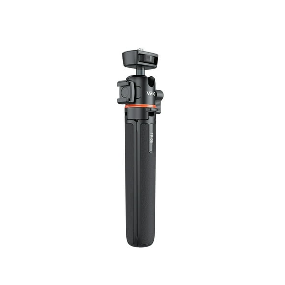 Adjustable Vlog Tripod Stand for Camera and Phone - Bigcan Aluminum Alloy Extendable Selfie Stick Tripod with 1/4 Screw, 360 Ball Head, for Desktop Recording, Livestreaming, Vlogging