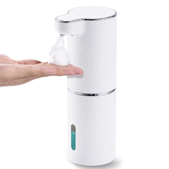 Versatile Design Automatic Foaming Soap Dispenser, 300ml Touchless Soap Distributor, Rechargeable Via Usb With Strong Suction For Kitchen And Bathroom