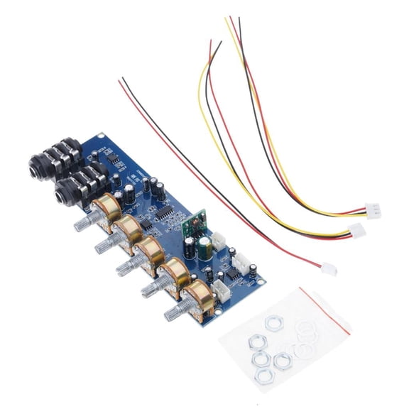 Adjustable Volumes Reverbs Delay Effects Microphone Preamplifier Board Karaoke Use