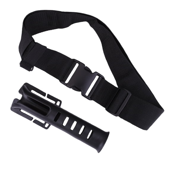 Adjustable Wading Belt Outdoor Fishing Tackle Fishing Rod Holsters with Poles Inserter Waist Belt Rod Holder Plastic Wader