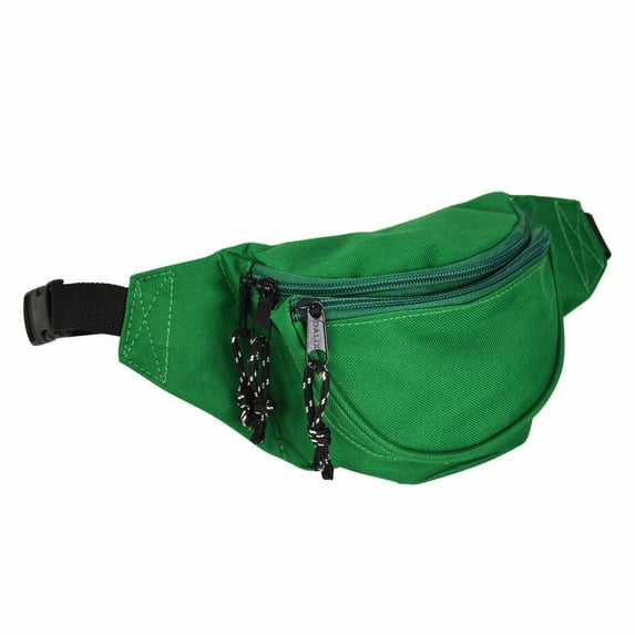 Adjustable Waist Bag Portable Shoulder Travel Sport Pouch Bag with 3 Pockets, Royal Blue