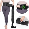 thumbnail image 1 of Adjustable Waist Trainer Wrap for Women 2PCS, 180in Total Length Breathable Stretch Fabric, Tummy Control, Back Support, Body Shaping Belt for Workout, Daily Wear, Posture Correction (Black), 1 of 7