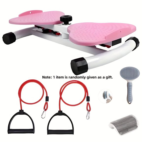 Adjustable Waist Twister Balance Board for Core Strength & Posture Correction, Home Fitness Equipment with Ankle Straps