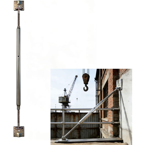 Adjustable Wall BraceAdjustable 34"- 47"Wall Bracing,Concrete Form SupportConcrete Turnbuckle Form AlignerKick Brace for Concrete FormsEnds Swivel 180 Degrees